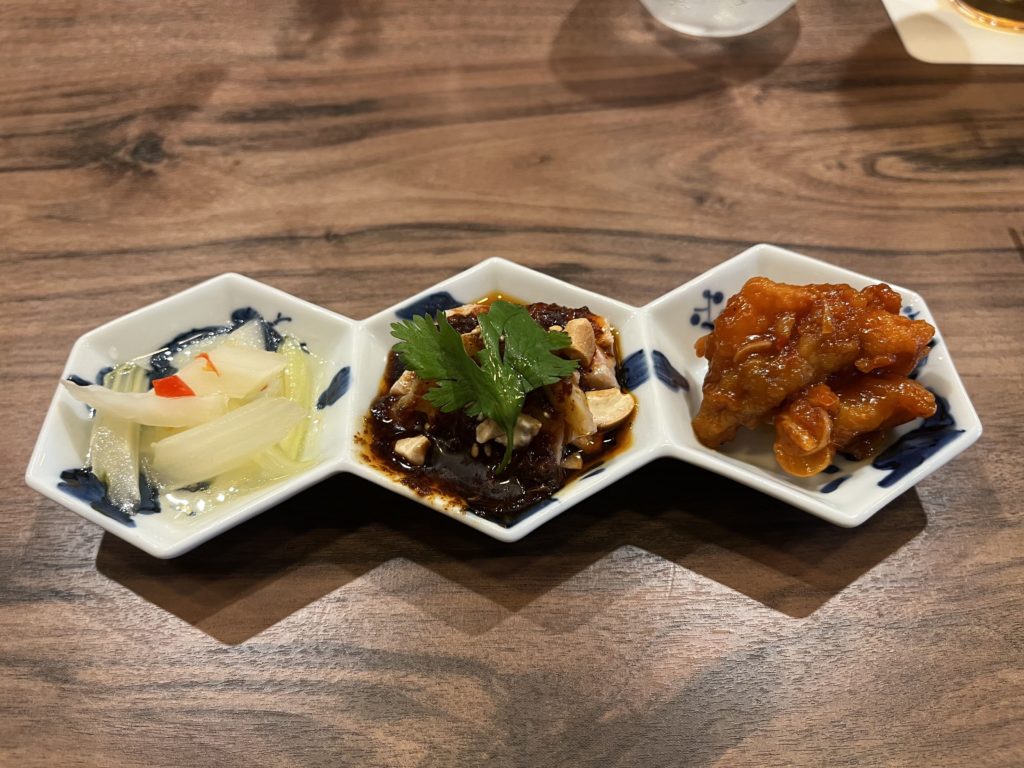 前菜3種盛り合わせ