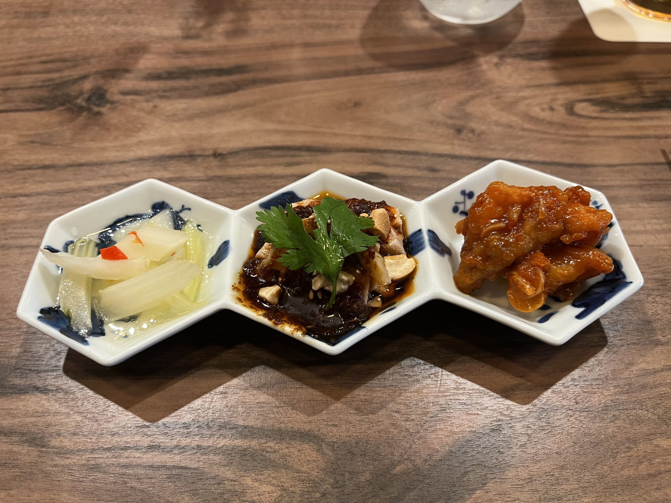 前菜3種盛り合わせ